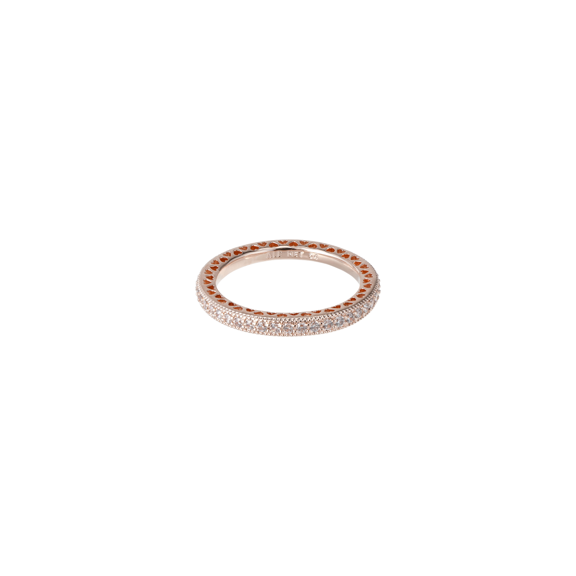 (W) 판도라 스파클 & 하트 링 로즈 골드 플래팅((W) Pandora Sparkle & Hearts Ring Rose Gold Plated)