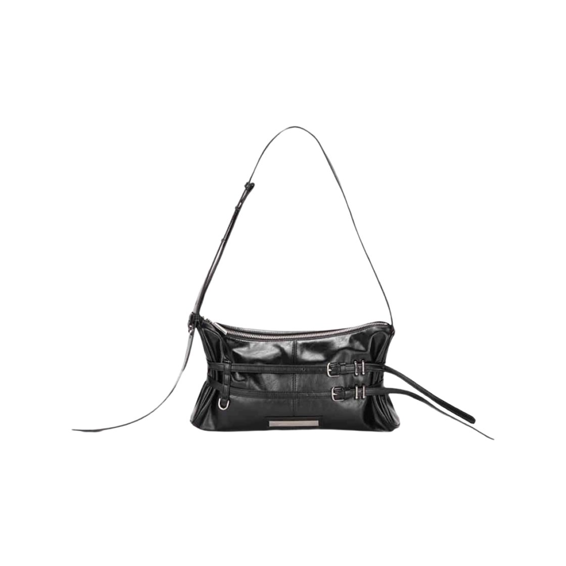 - Matin Kim Double Belted Strap Mini Bag Black