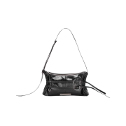 Matin Kim Double Belted Strap Mini Bag Black