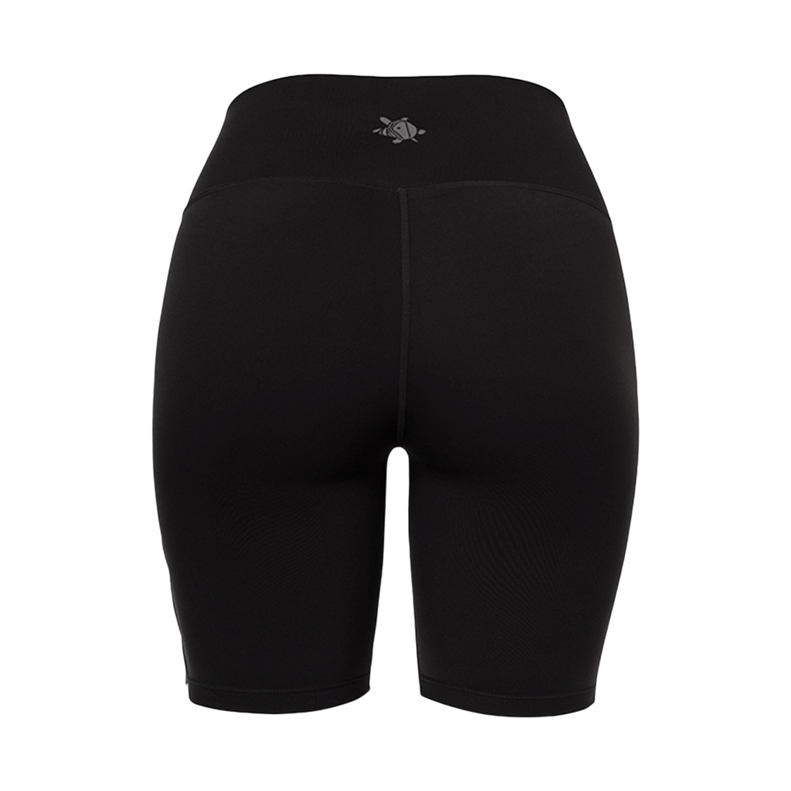 와일 웨이브 하프 레깅스 블랙(WHILE Wave Half Legging Black) - 2
