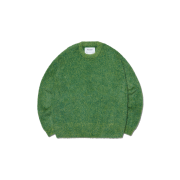 NOMANUAL Fuzz Hairy Knit Grass Green