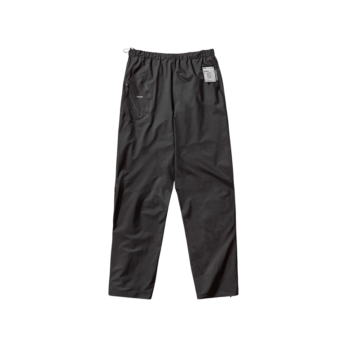 새티스파이 퍼텍스 3L 레인 팬츠 블랙(Satisfy Pertex 3L Rain Pants Black)