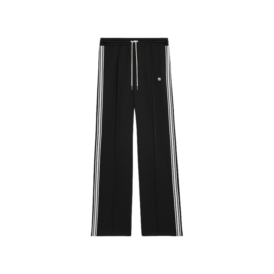 셀린느 트랙수트 팬츠 더블 페이스 저지 블랙 화이트(Celine Tracksuit Pants in Double Face Jersey Black White)