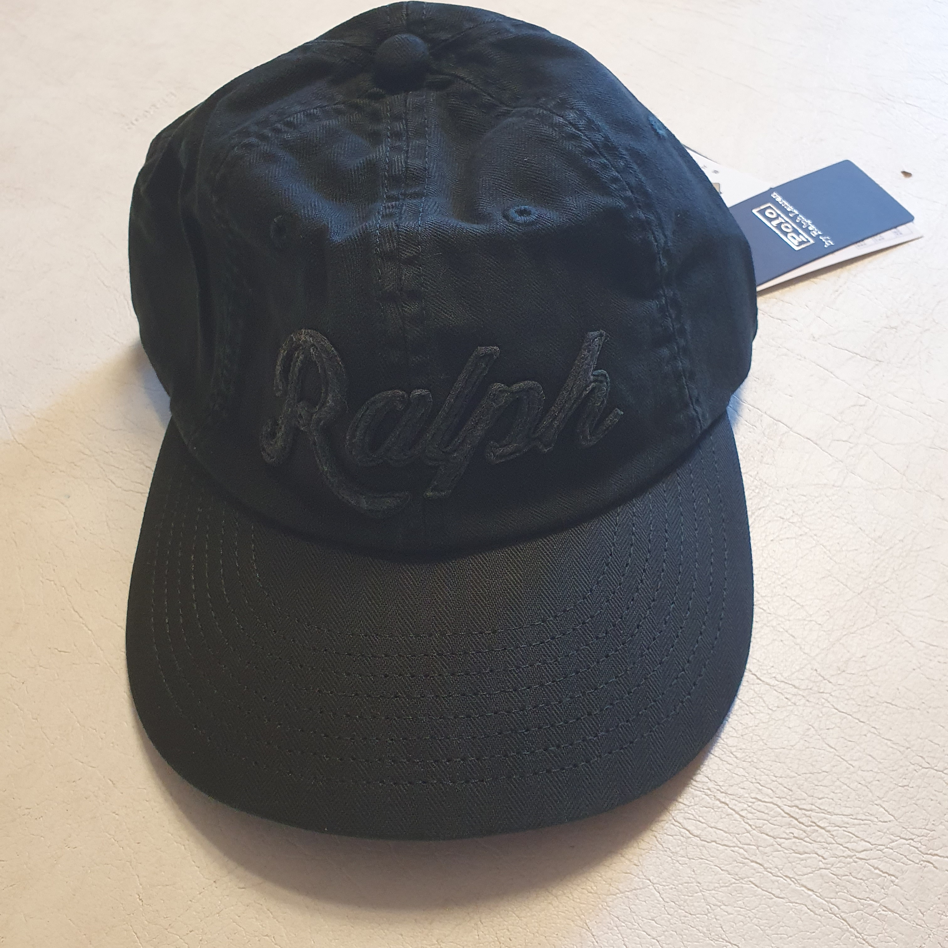 [20% 적립] Polo Ralph Lauren Herringbone Ball Cap Black - 25SS 착용 스타일