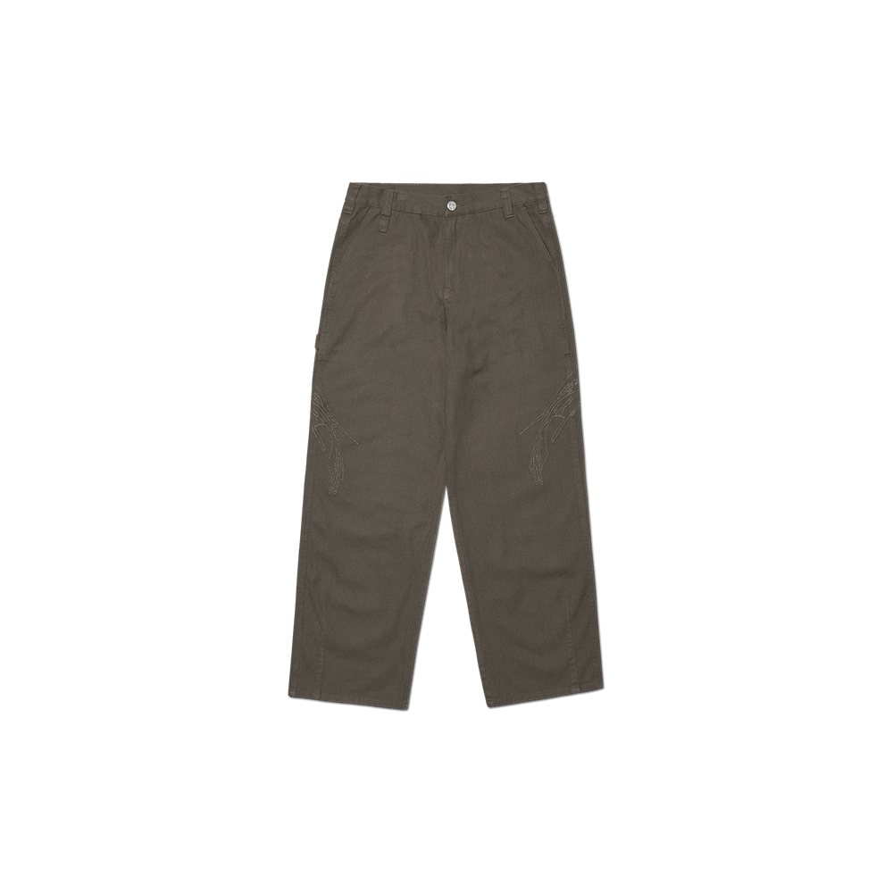 노매뉴얼 사이드 그래픽 팬츠 차콜(NOMANUAL Side Graphic Pants Charcoal)