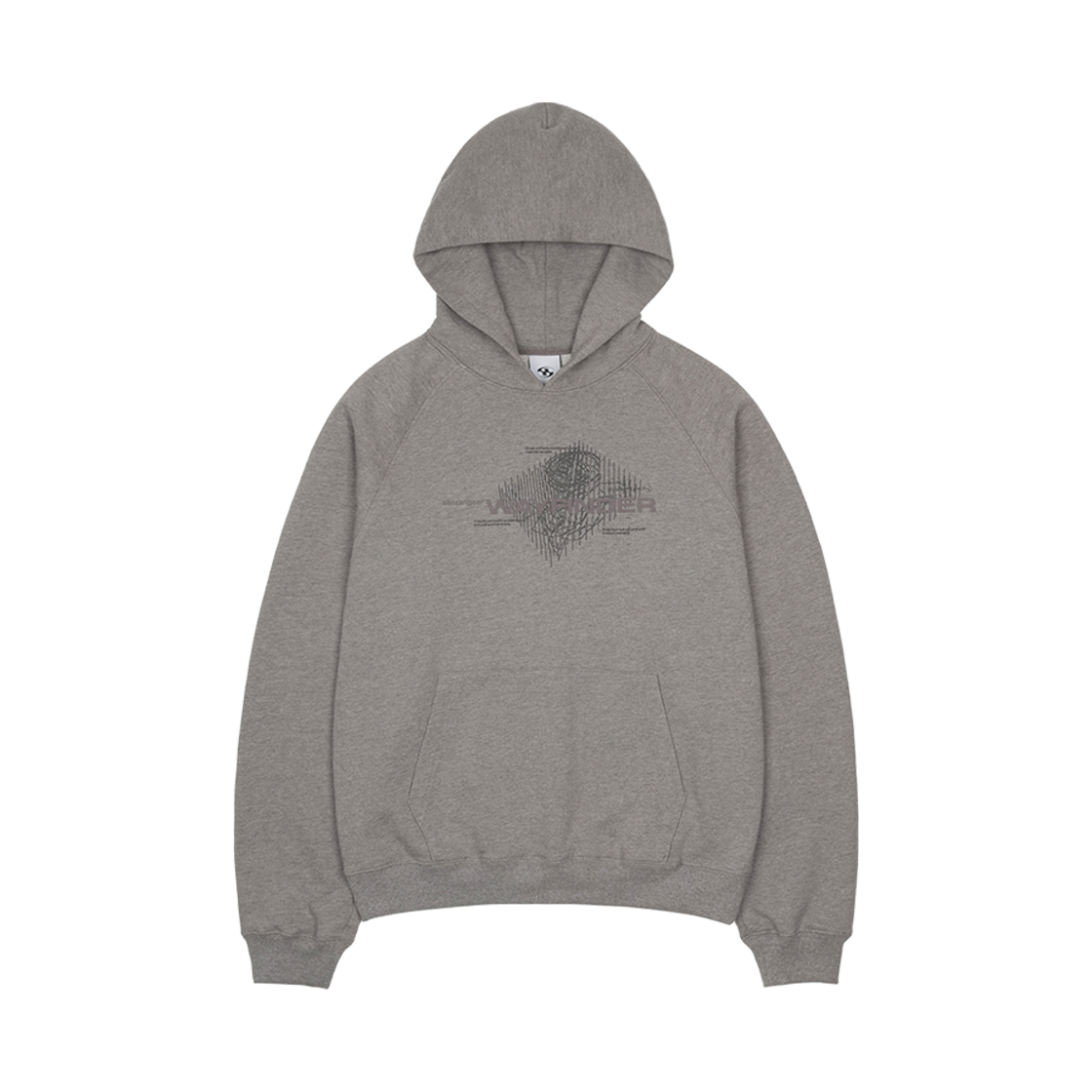 산산기어 웨이파인더 후디 멜란지 브라운