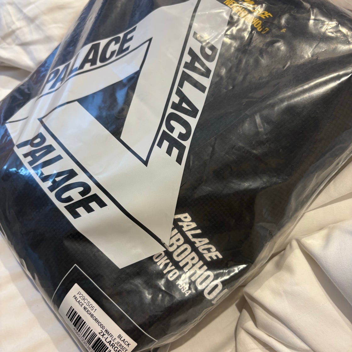 PALACE NEIGHBORHOOD WAFFLE JERSEY 2-Tone Waffle Longsleeve