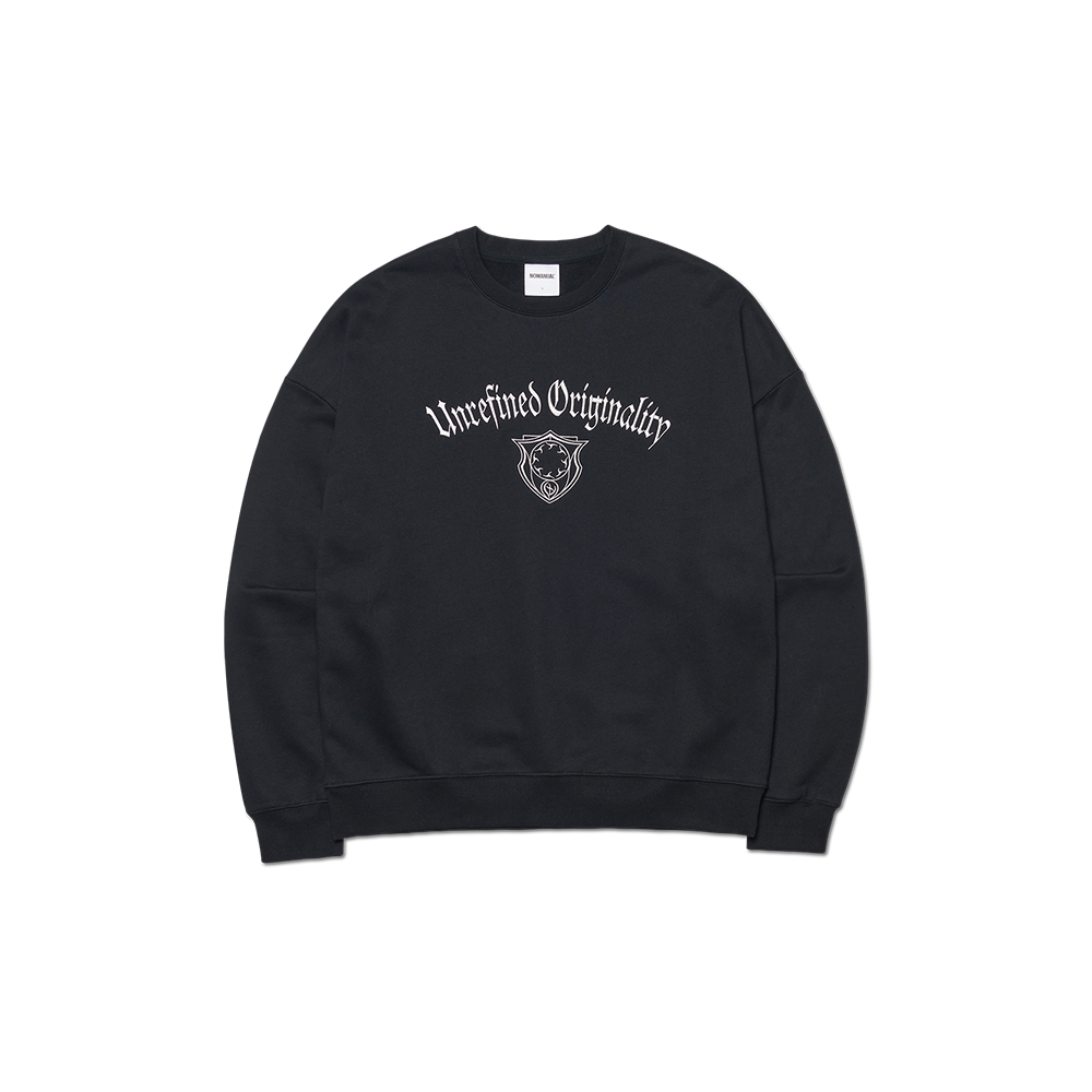 노매뉴얼 U.O 스웻셔츠 블랙(NOMANUAL U.O Sweatshirt Black)