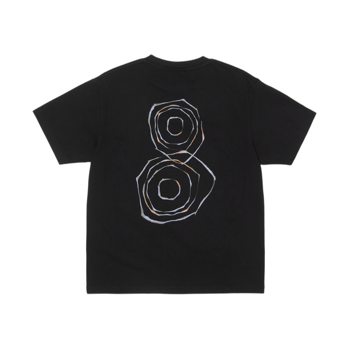 해칭룸 x 시라카미 우즈 8 티셔츠 워시드 블랙(Hatchingroom x Shirakami Woods 8 T-Shirt Washed Black)