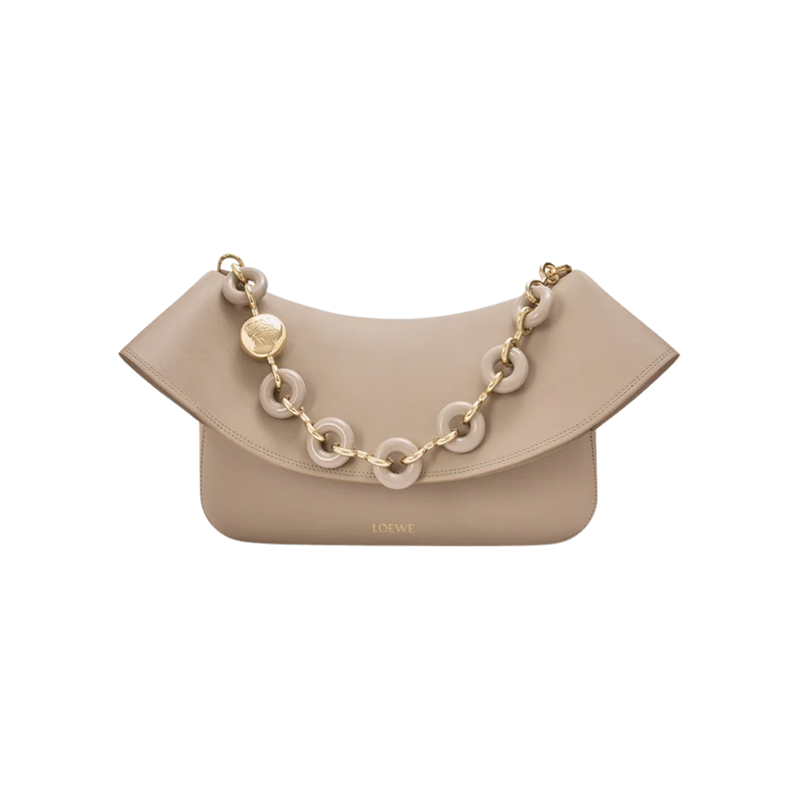 AP22P22X07-2150 Loewe Smooth Calfskin Medium Ola Bag Sand