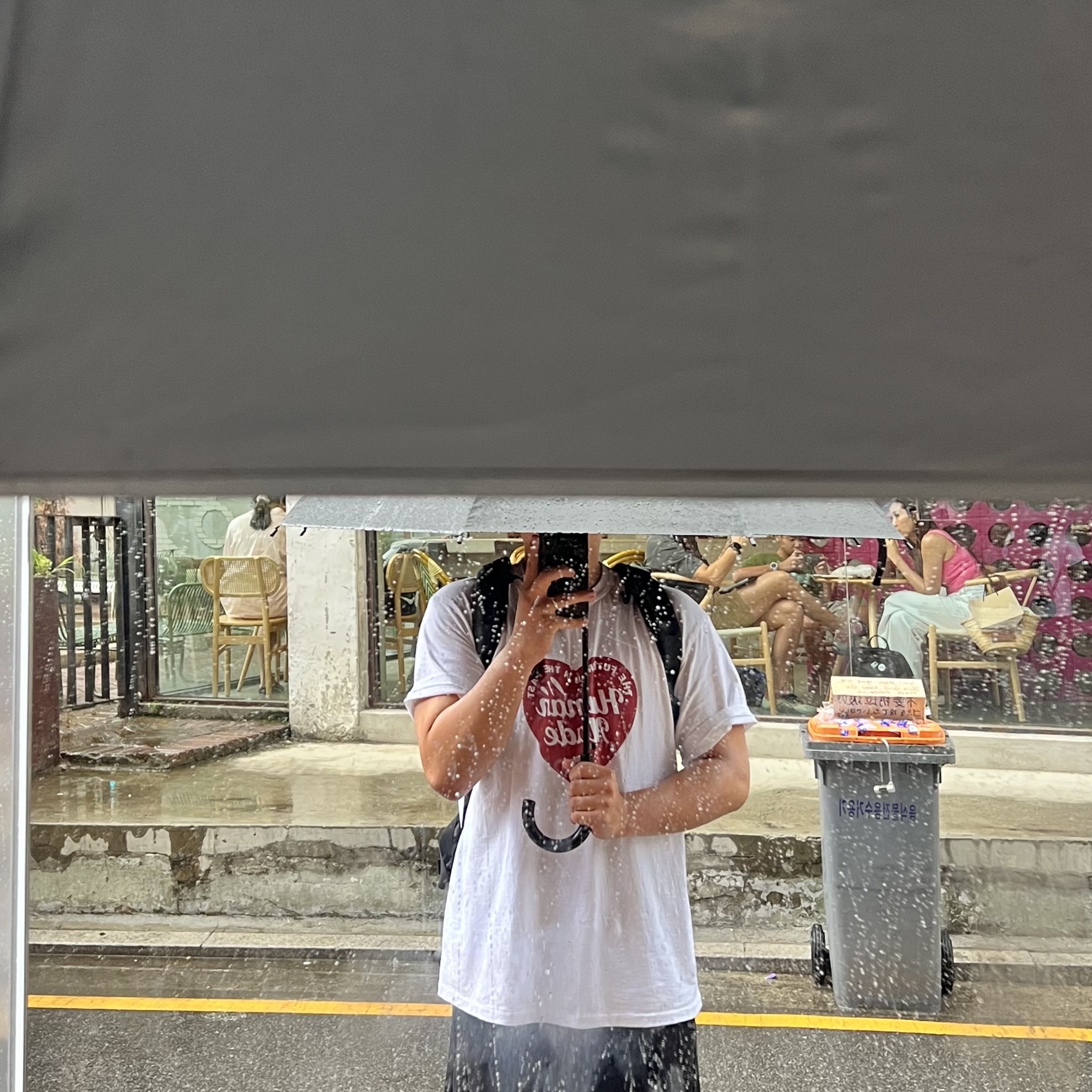 Human Made Graphic T-Shirt #6 White 착용 스타일 - 1