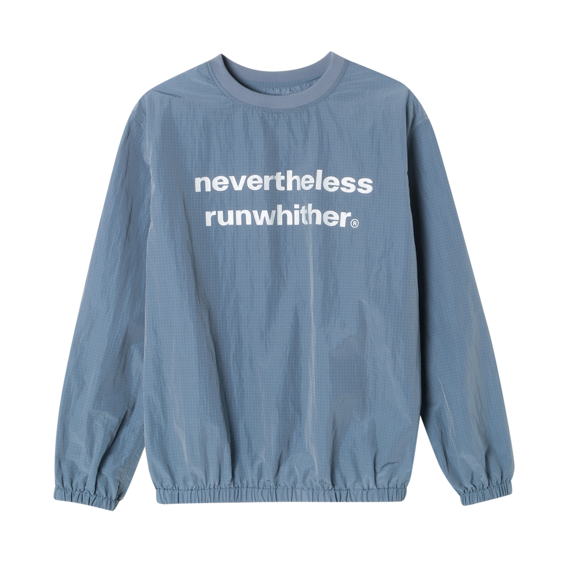 [KREAM 단독] 런위더 윈드브레이커 맨투맨 브이투 블루([KREAM 단독] runwhither Windbreaker MTM V2 Blue)