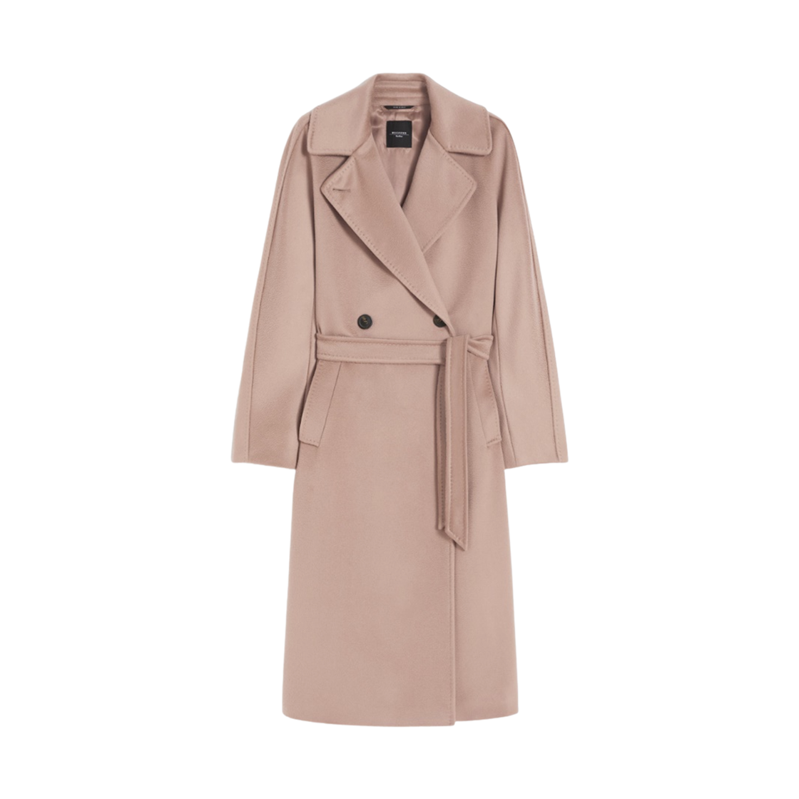 (W) 위켄드 막스마라 레지나 버진 울 코트 마롱 글라세((W) Weekend Max Mara Resina Virgin Wool Coat Marron Glace)