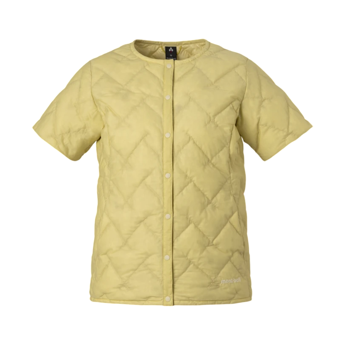 (W) 몽벨 슈페리어 다운 라운드 넥 티 옐로우((W) Montbell Superior Down Round Neck T Yellow)