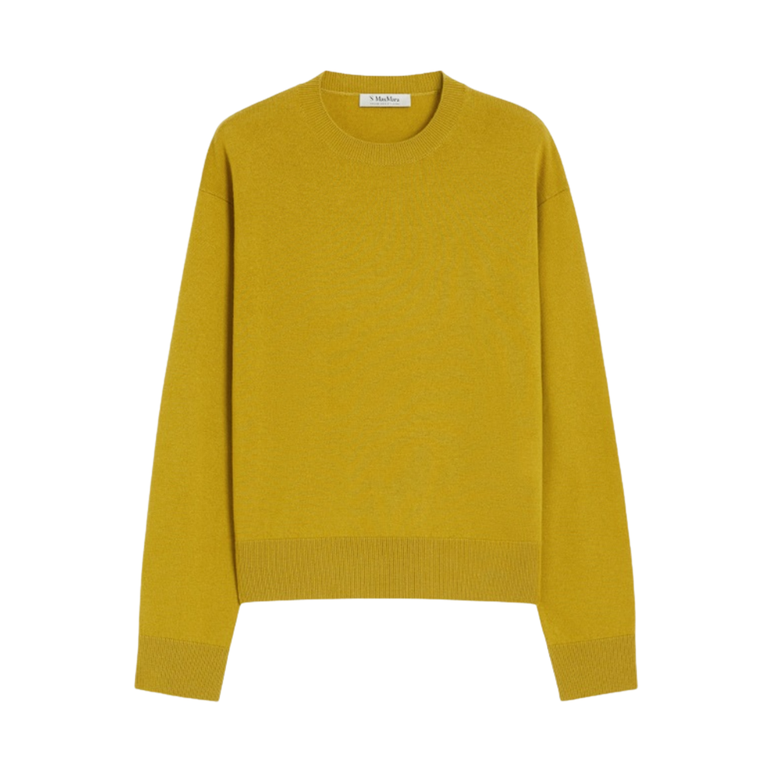 (W) S 막스마라 에코 울 스웨터 머스타드((W) S Max Mara Eco Wool Sweater Mustard) - 1