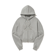 DAUSPICE Symbol Hoodie Zip-up Gray