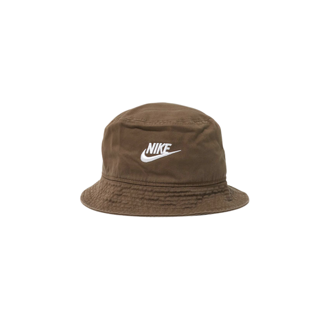 FB5381-235 Nike Apex Futura Washed Bucket Hat Mosswood Brown White