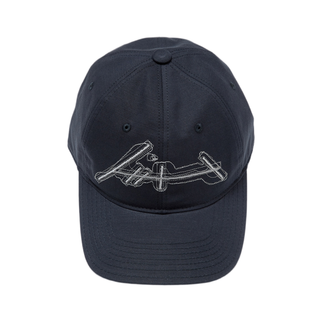 해칭룸 x 시라카미 우즈 일렉트릭 쓰레드 캡 다크 네이비(Hatchingroom x Shirakami Woods Electric Thread Cap Dark Navy)