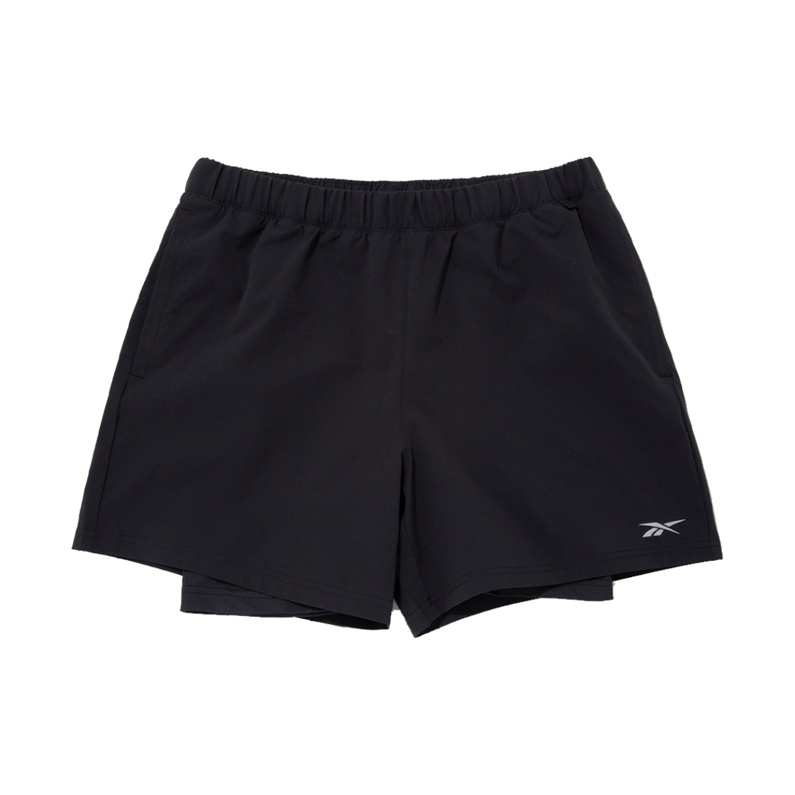 REPA5FB73BK Reebok 2 IN 1 Running Shorts Black
