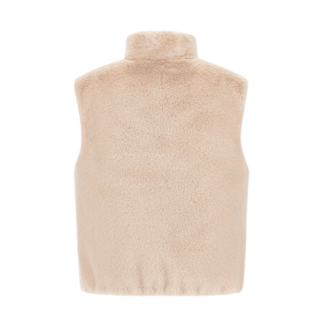 (W) 에르노 포우 밍크 퍼 리조트 베스트 샹티((W) Herno Resort Vest in Faux Mink Fur Chantilly) - 2