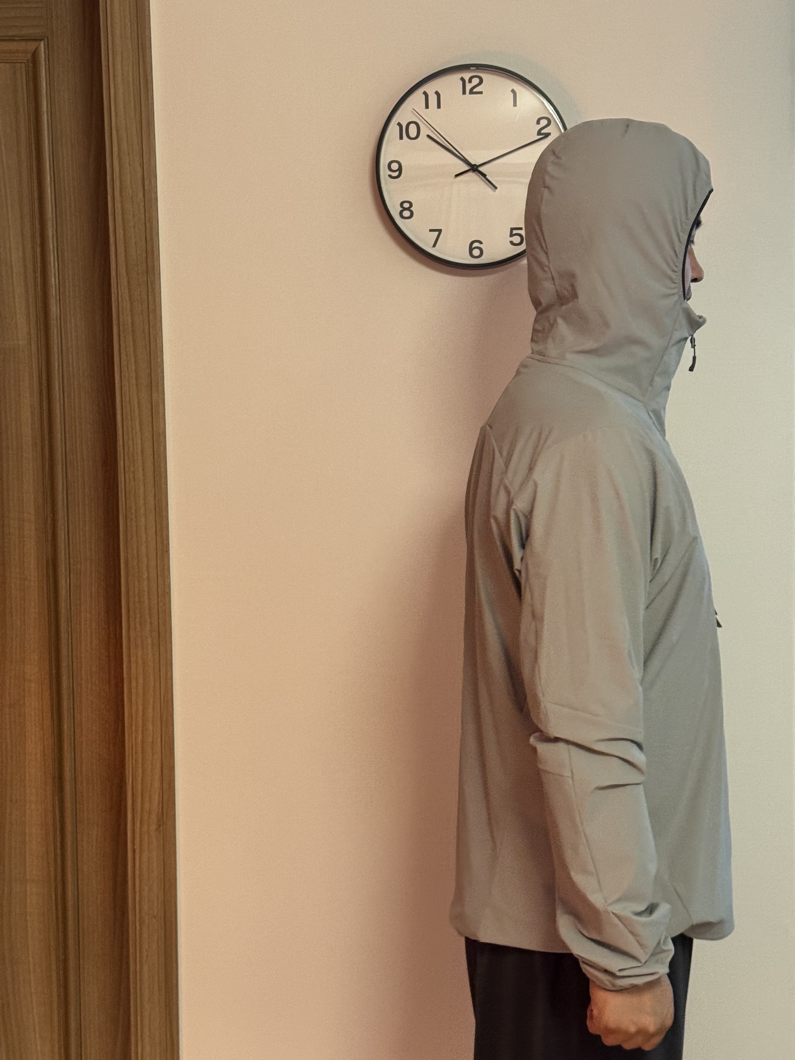 Rab Borealis Hoody Jacket Light Zinc 착용 스타일 - 2