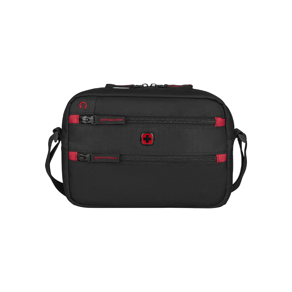 웽거 라이프스타일 백 스몰 싱글 컴파트먼트 크로스바디 백 블랙(WENGER Lifestyle Bag Small Single Compartment Cross Body Bag Black)