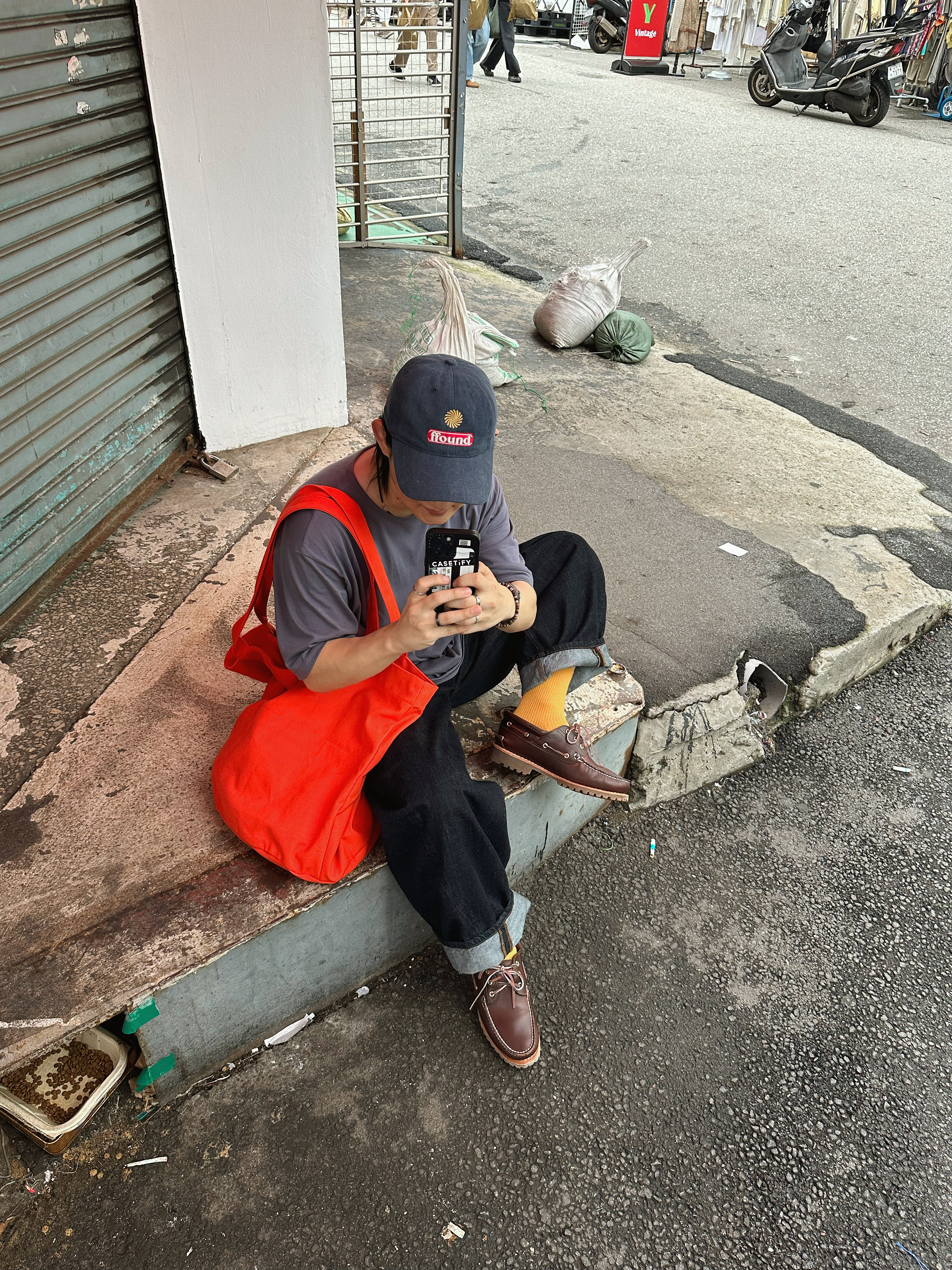 noun Wide Curved Denim Pants One Washed, Timberland Classic 3-Eye Boat Shoes Brown - Wide 착용 스타일 - 2