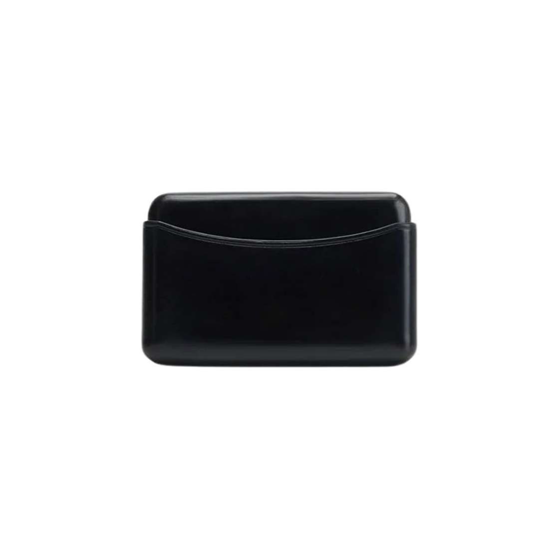 SL0072-LL0165-999 Lemaire Card Holder with Molded Calf Leather Black