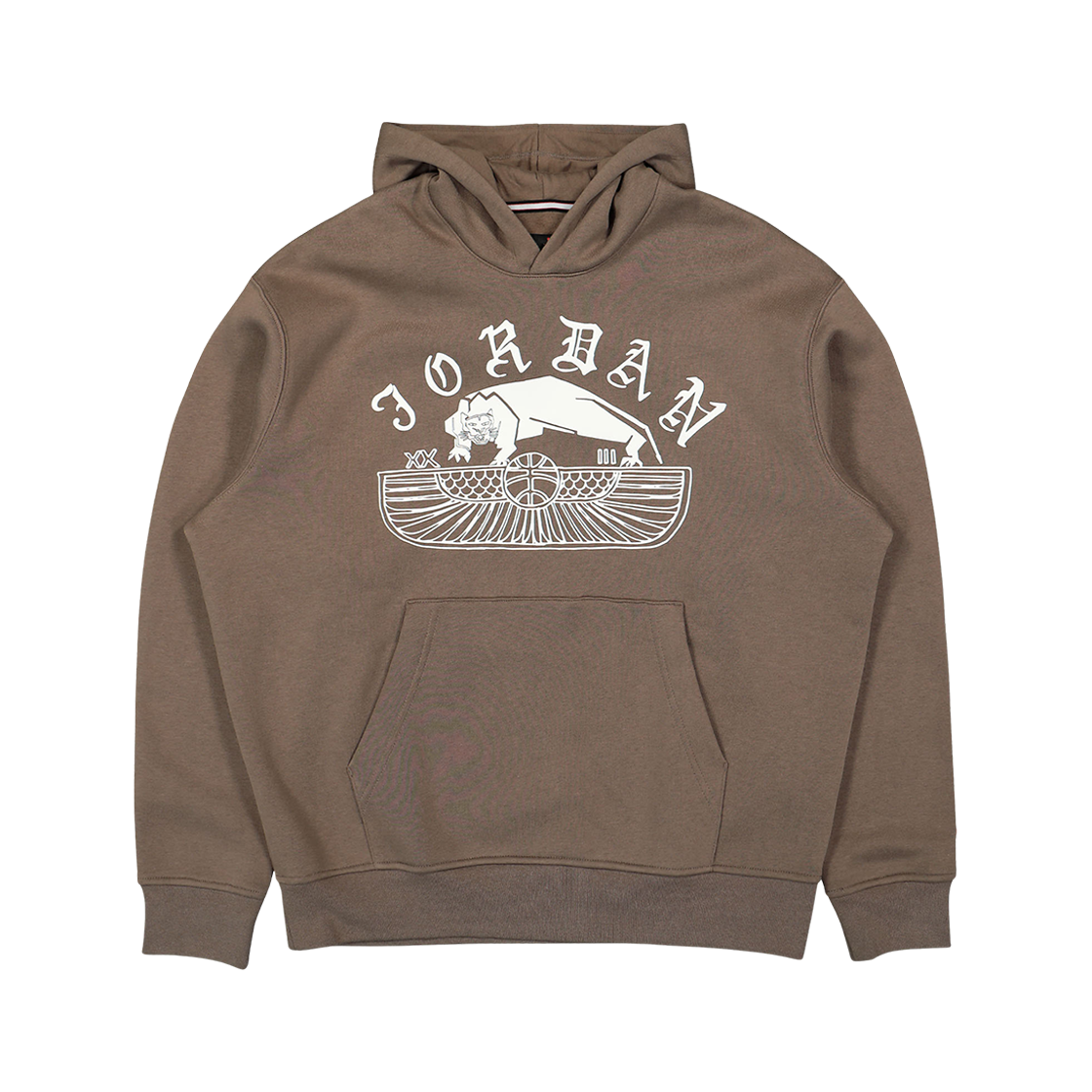DV7572-274 Jordan Artist Series by Umar Rashid Fleece Pullover Hoodie Palomino - Asia