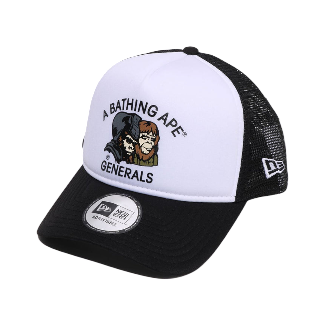 - BAPE x New Era 9Forty Generals Cap Black