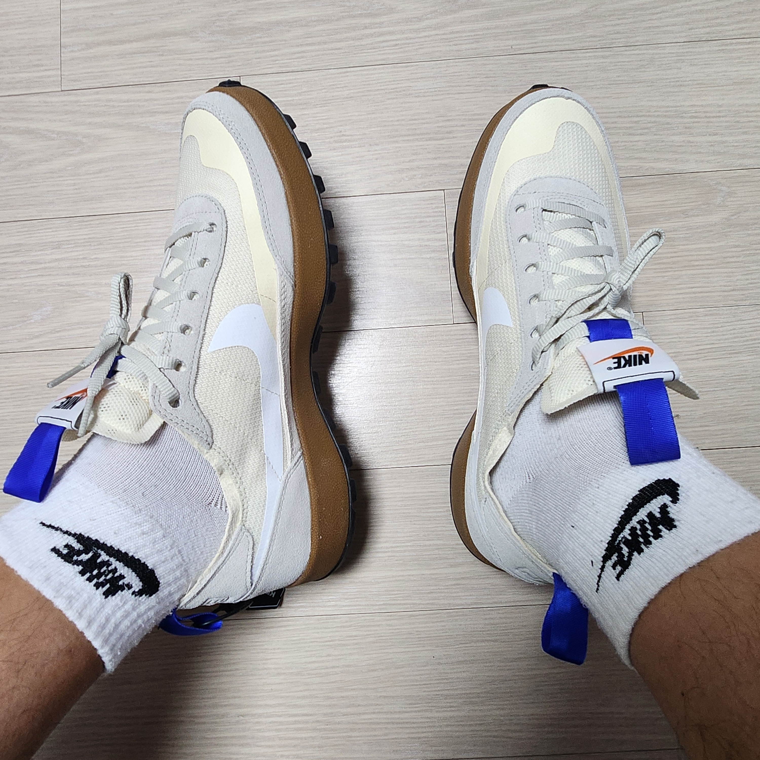 Nike x Tom Sachs General Purpose Shoe Light Cream 착용 스타일
