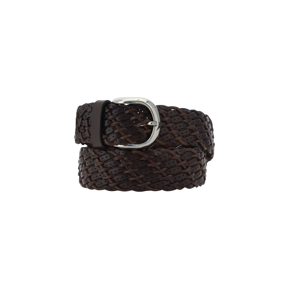 브루넬로 쿠치넬리 레더 벨트 다크 브라운(Brunello Cucinelli Leather Belt Dark Brown) - 1
