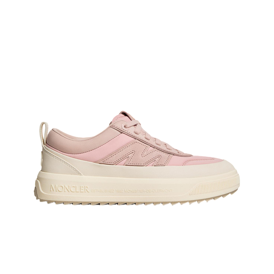 K2-09B-4M00160-M7091-51L (W) Moncler Altive Nubuck & Suede Trainers Pink - 25FW