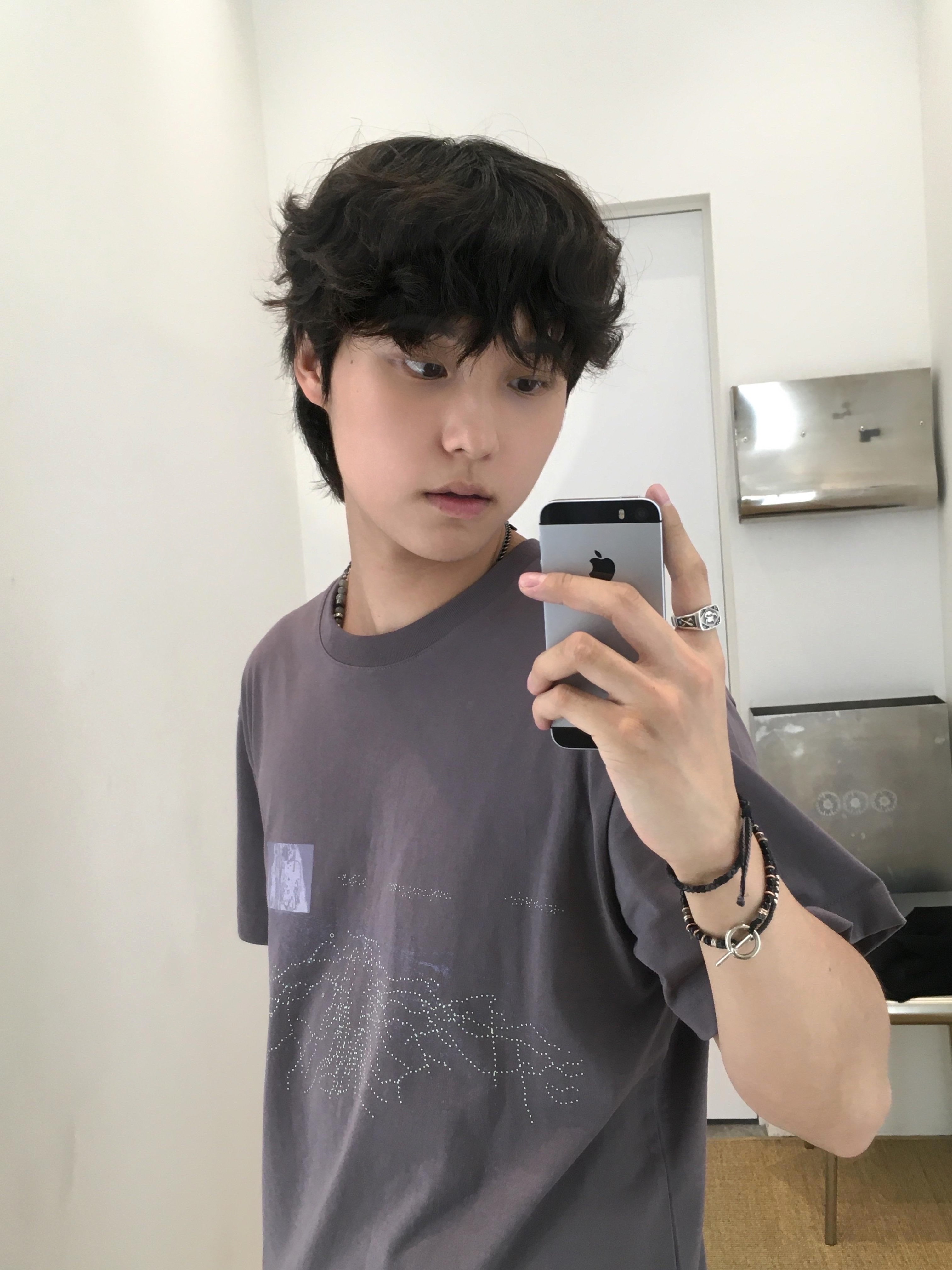 Sansan Gear Organ System T-Shirt Red Bean - 25SS 착용 스타일 - 1