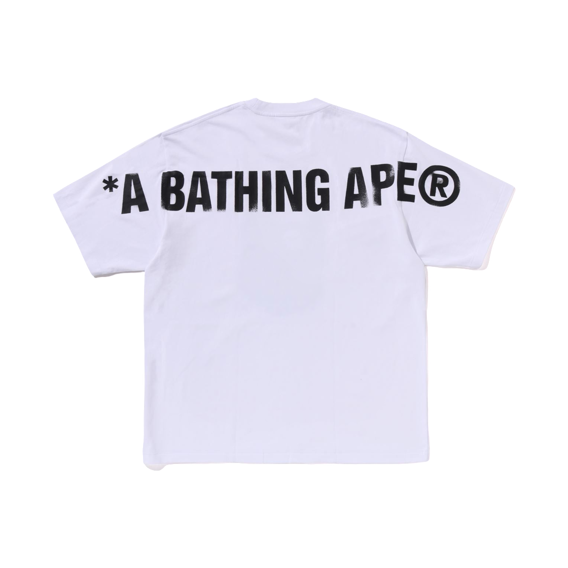 베이프 스프레이 프린트 에이프 헤드 릴렉스드 핏 티셔츠 #2 화이트(BAPE Spray Print Ape Head Relaxed Fit T-Shirt #2 White) - 2