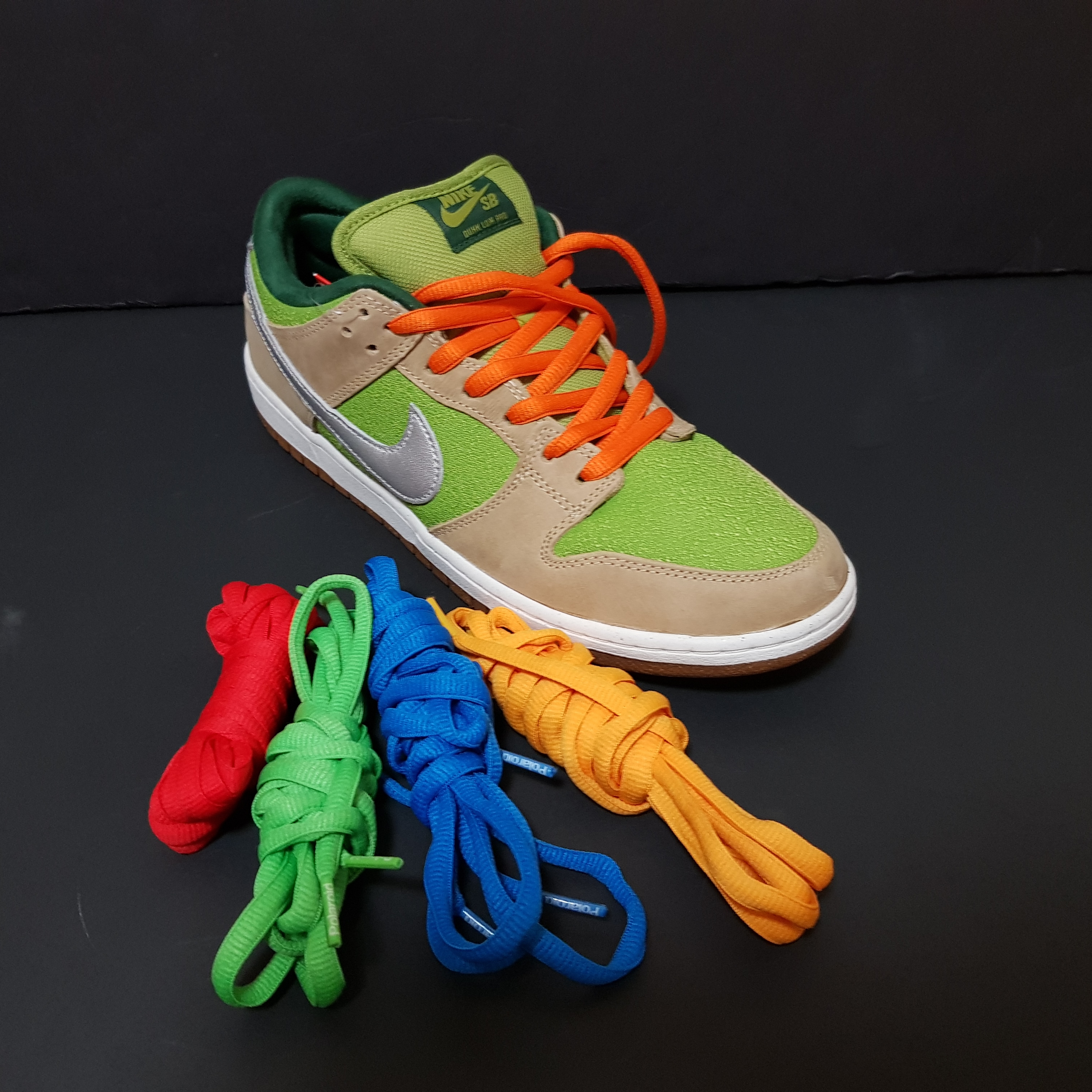 Nike SB Dunk Low Pro Sesame and Pear 착용 스타일 - 3