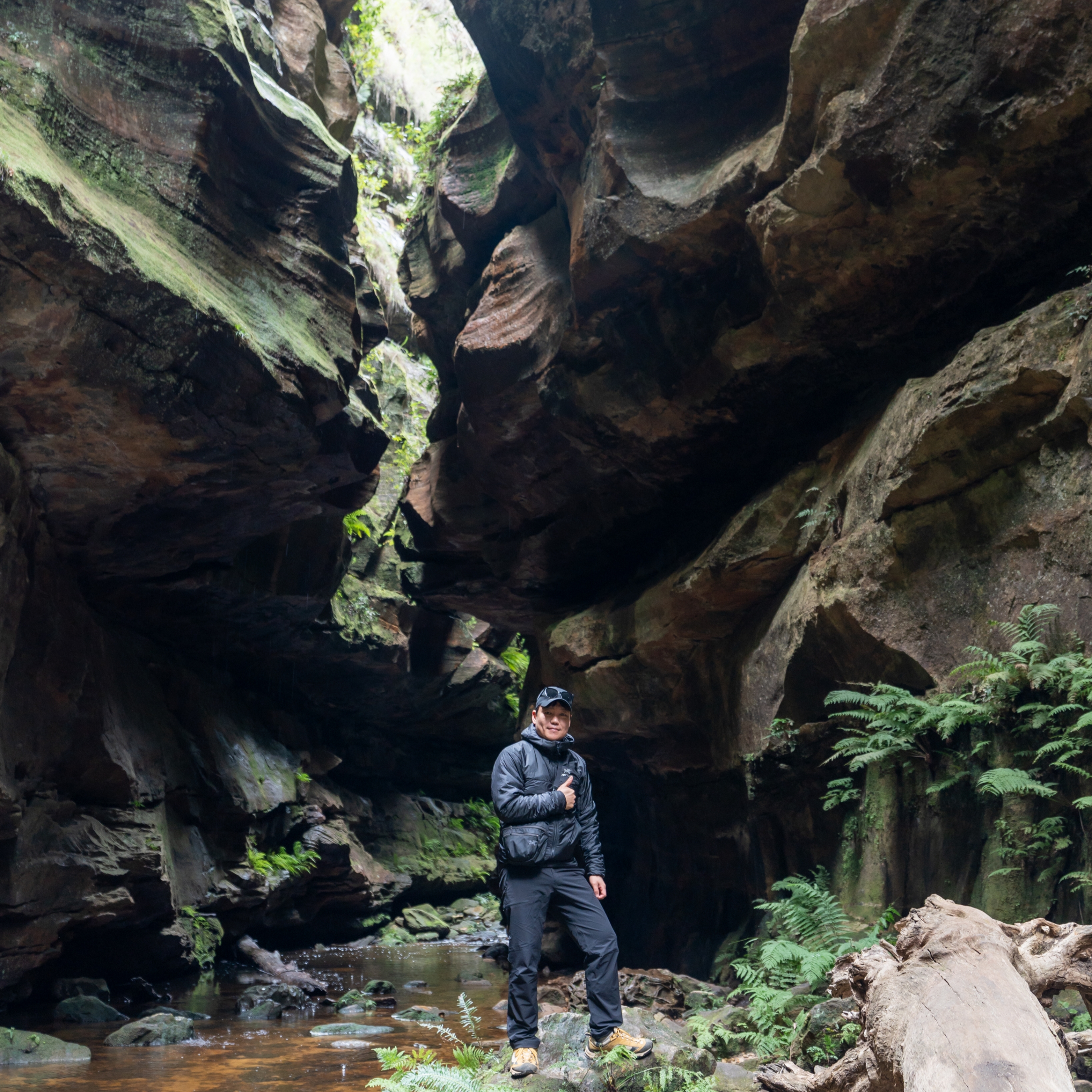 Arc'teryx Nuclei FL Jacket Black, Arc'teryx Gamma Pants Black 착용 스타일