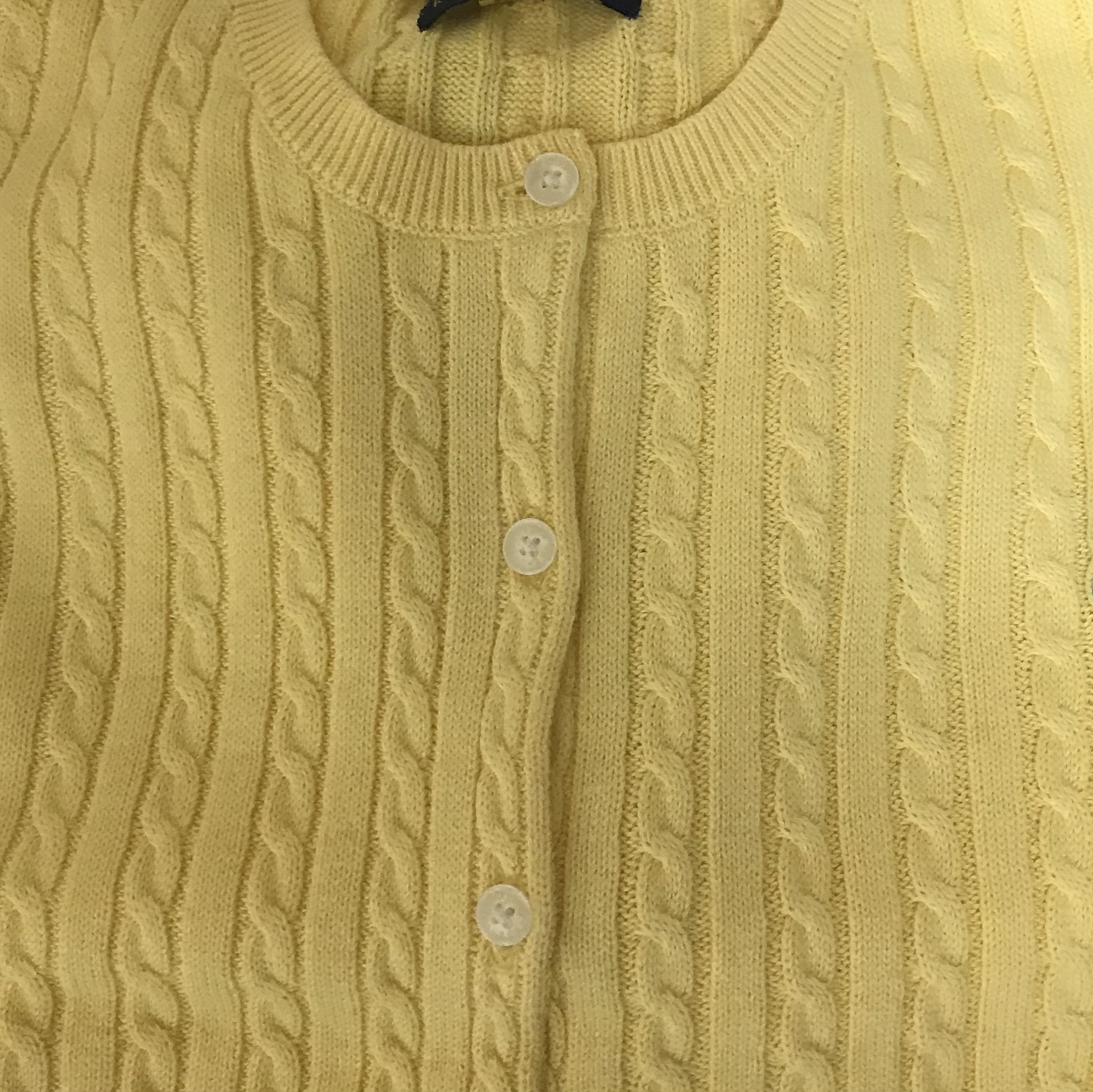 [20% 적립] [20% 적립] Polo Ralph Lauren Children Mini Cable Cotton Cardigan Banana Peel Laguna Beach Pink - 25FW 착용 스타일
