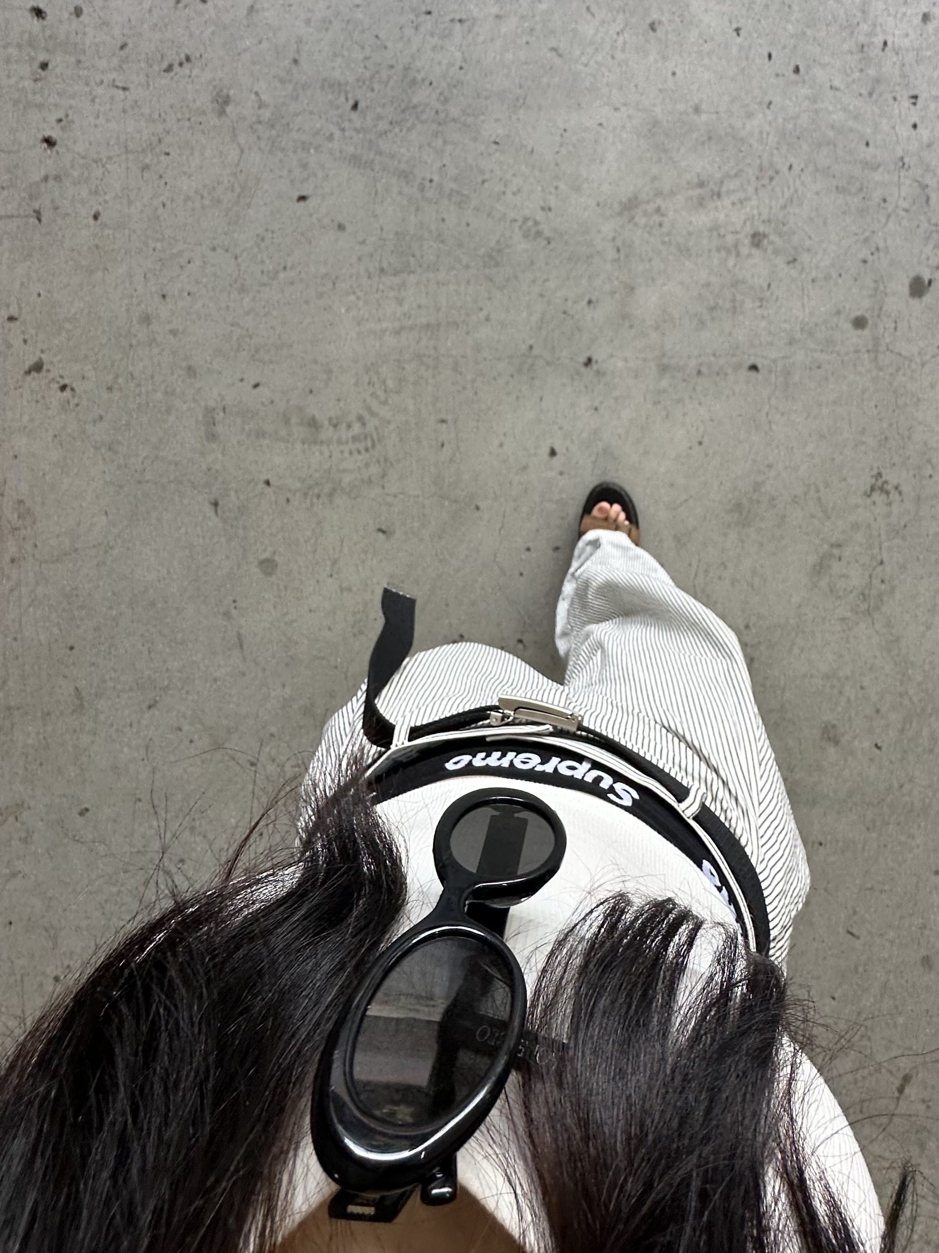 IAB Studio x Delicious in Dungeon Bandana Green, (W) Bohemian Seoul Basic Sleeveless Crop Top Ivory 착용 스타일 - 2