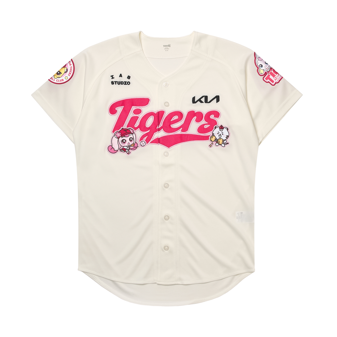 기아 타이거즈 x 캐치! 티니핑 x 아이앱 스튜디오 레플리카 티니핑 유니폼 아이보리 (논 마킹 버전)(Kia Tigers x Catch! Teenieping x IAB Studio Replica Teenieping Uniform Ivory (Non Marking Ver.))