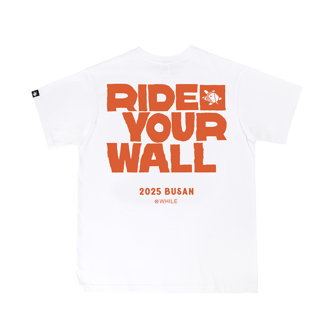 와일 라이드 유어 월 티셔츠 화이트(WHILE Ride Your Wall T-Shirts White)