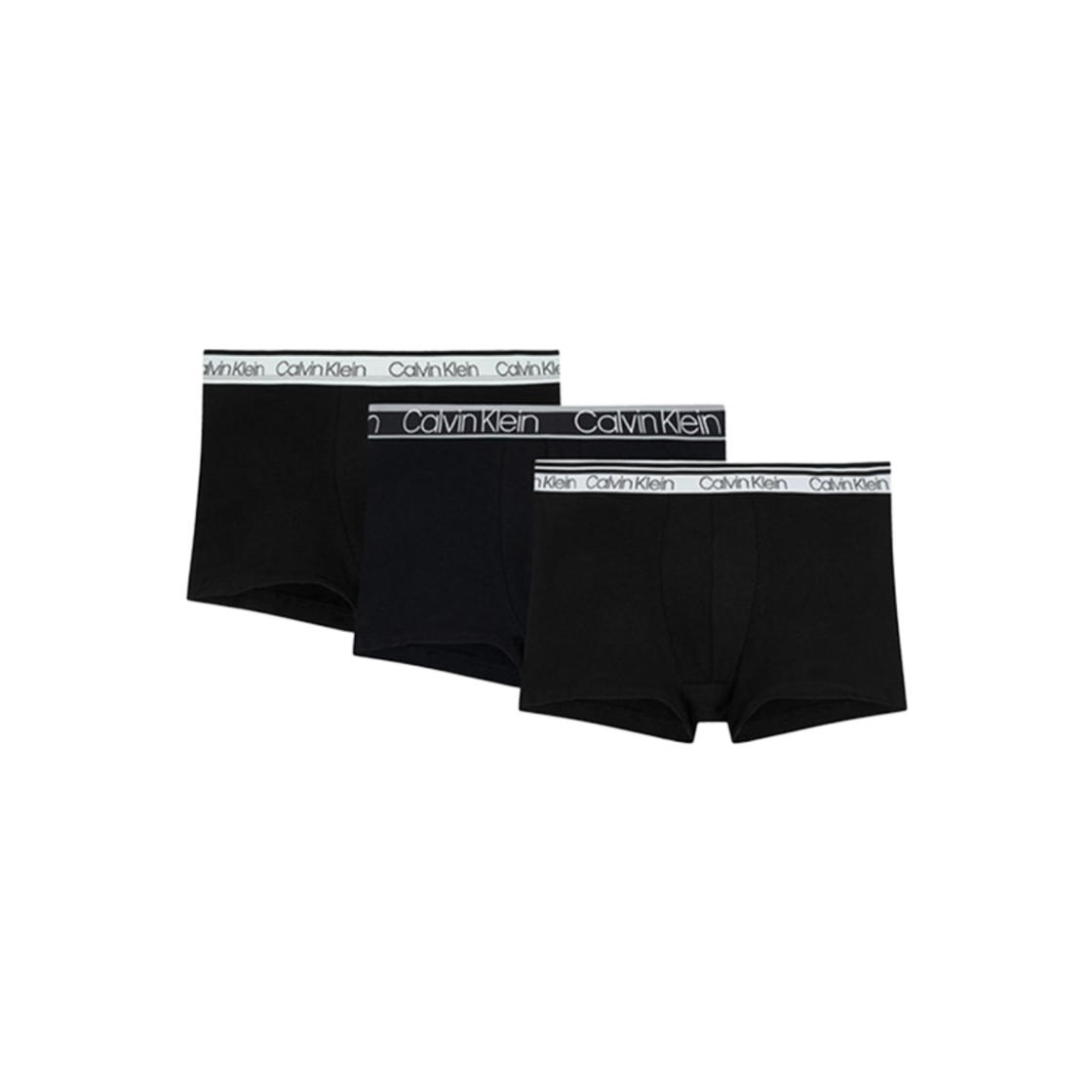 NP2312OUB1 Calvin Klein WB Cotton Stretch Variety 3-pack Trunk Black