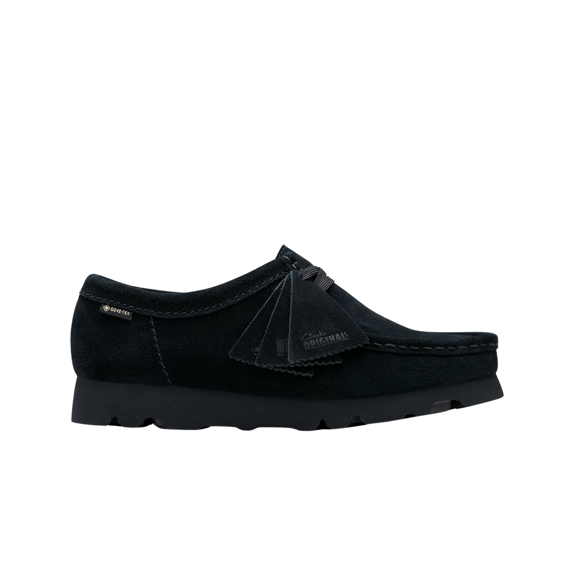 (W) 클락스 왈라비 고어텍스 블랙 스웨이드((W) Clarks Wallabee Gore-Tex Black Suede)