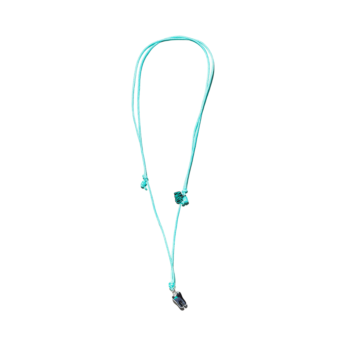 니로 세렌디피티 몰라 돌핀 네크리스(폴리 스트랩) #124 민트(NiRO.SERENDiPiTY Molar Dolphin Necklace(Poly Etrap) #124 Mint)