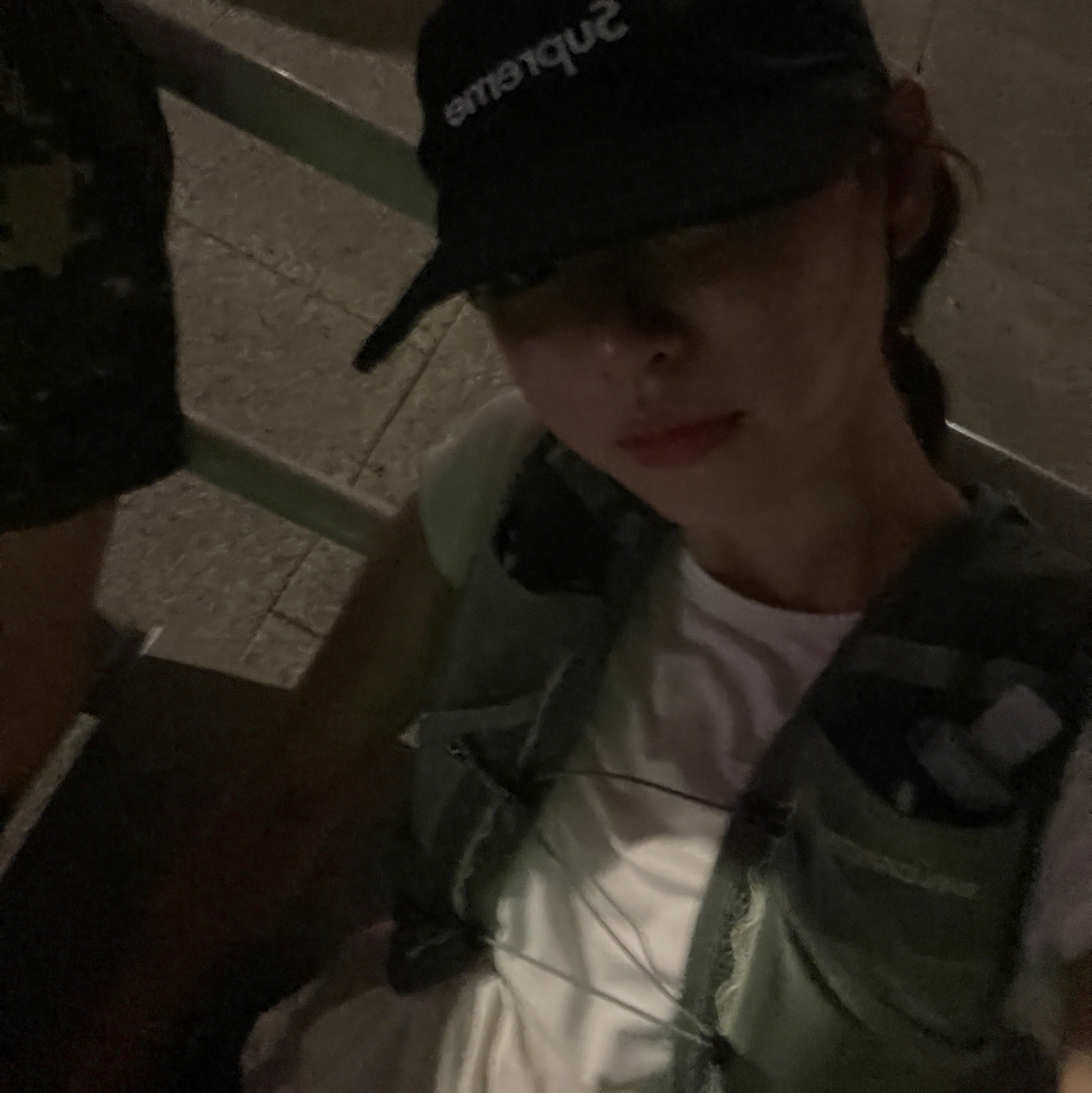 Salomon Active Skin 4 Set Black Metal, Supreme Waxed Cotton Camp Cap Black - 23FW 착용 스타일 - 2