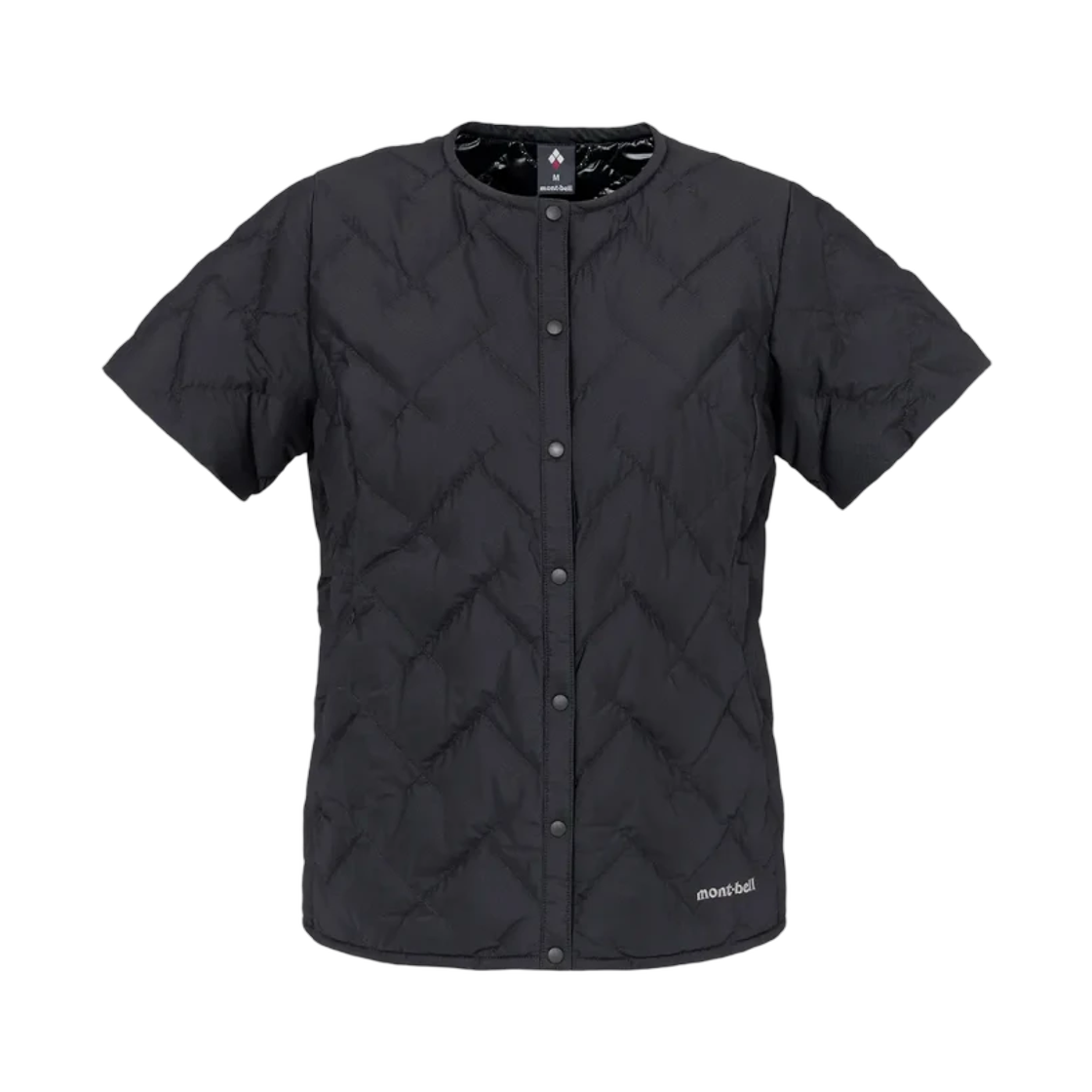(W) 몽벨 슈페리어 다운 라운드 넥 티 블랙((W) Montbell Superior Down Round Neck T Black)