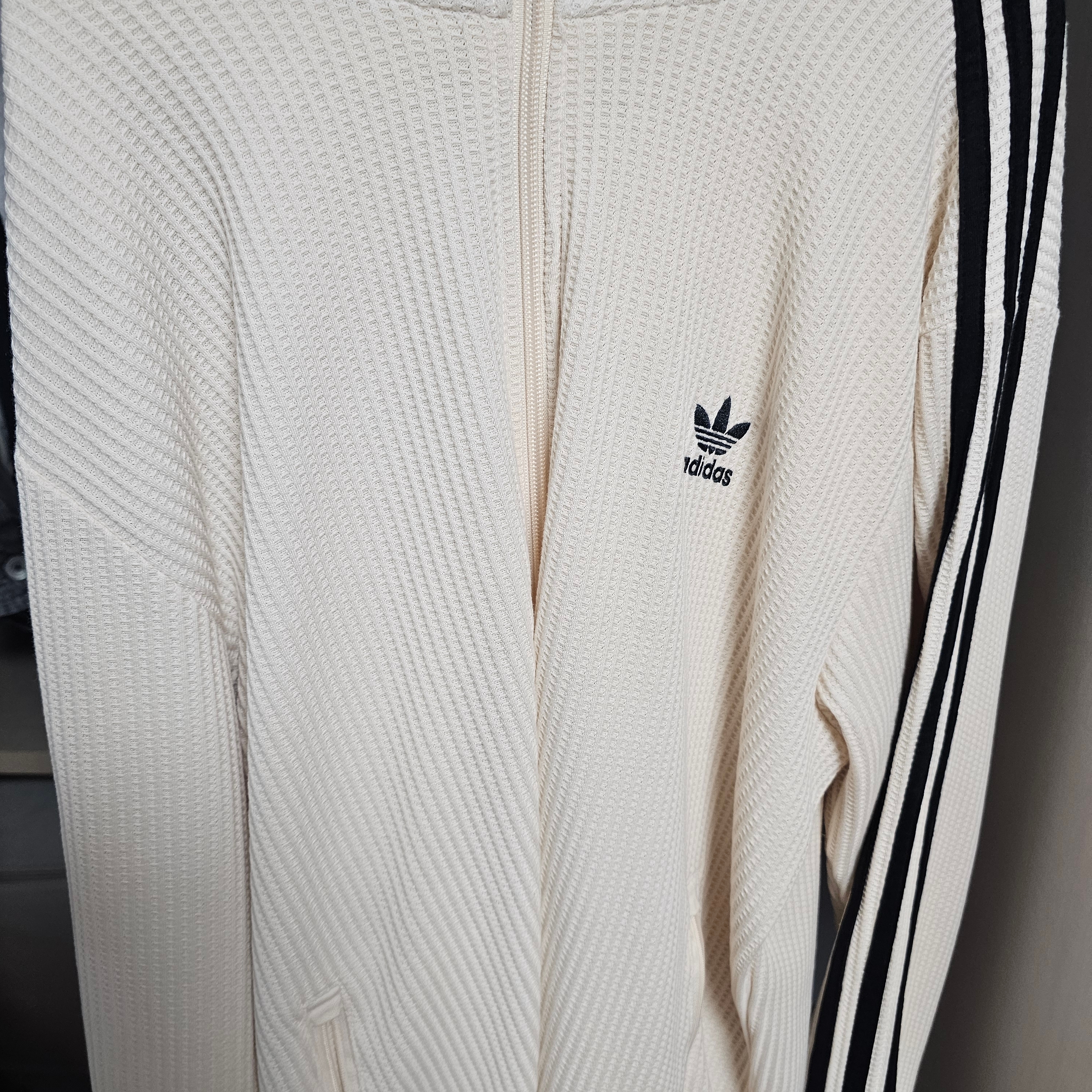 Adidas Waffle Beckenbauer Track Top Wonder White - KR Sizing 착용 스타일