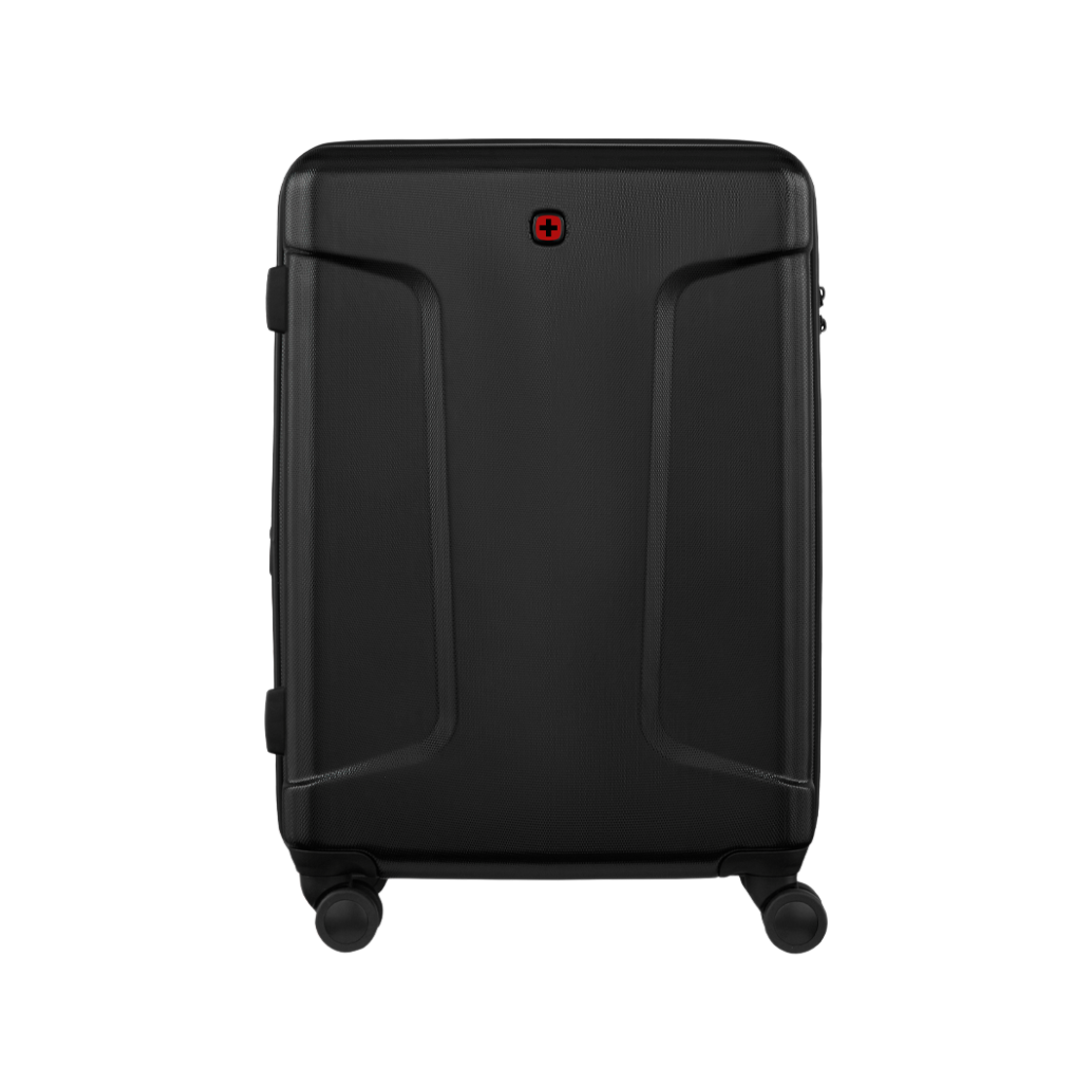 웽거 레거시 DC 미디엄 하드사이드 러기지 블랙(WENGER Legacy Dc Medium Hardside Luggage Black)