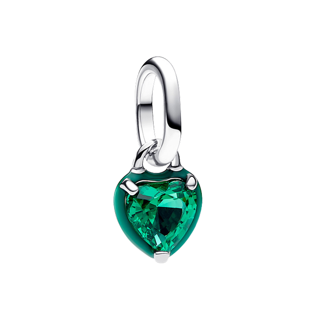 793042C03 (W) Pandora ME Chakra Heart Mini Dangle Charm Green