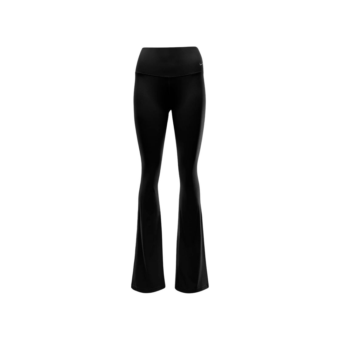 (W) 나이키 젠비 하이 웨이스트 플레어 레깅스 블랙 - 아시아((W) Nike Zenvy High Waisted Flared Leggings Black - Asia) - 1